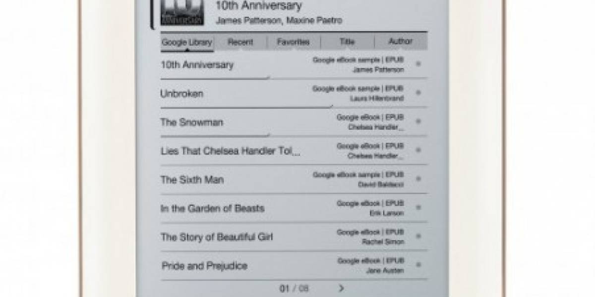 Google anuncia el iriver Story HD, primer lector con Google Books de forma nativa