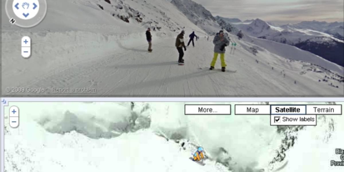 Los Juegos Olímpicos de Invierno desde Google Street View