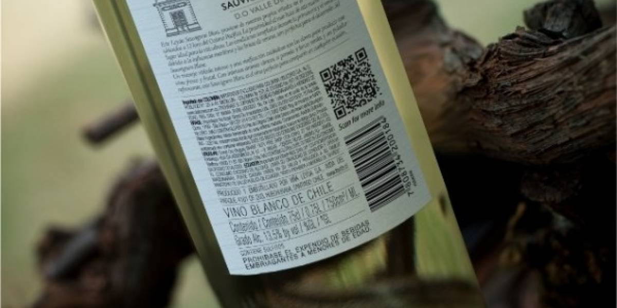 Viña utiliza códigos QR para complementar información de su etiqueta