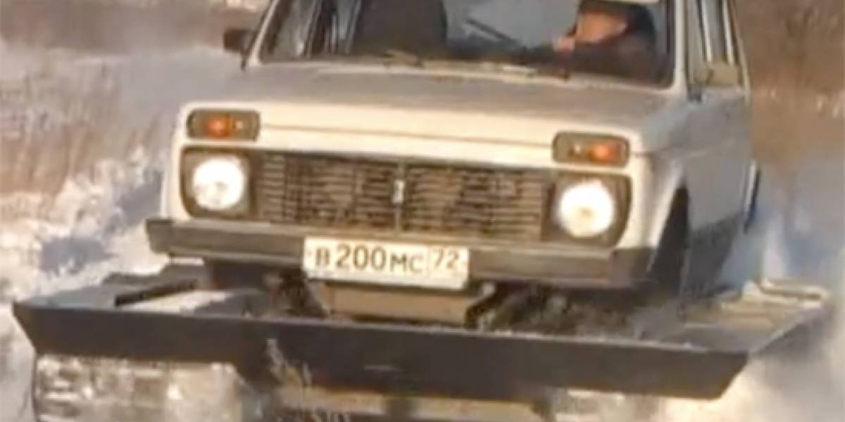 Convierte a tu auto en un tanque ruso (Video)