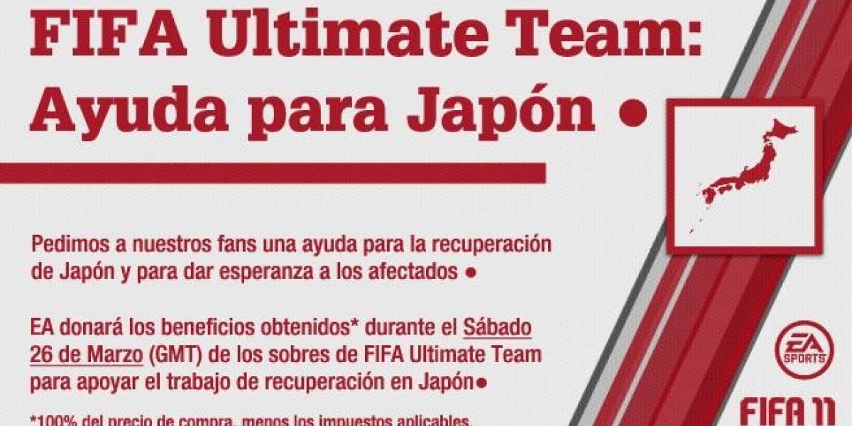 Compra un FIFA 11 Ultimate Team Pack y ayuda a los damnificados de Japón