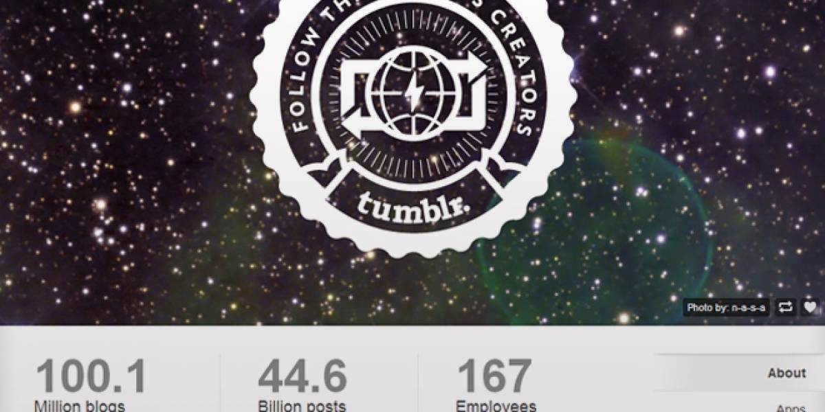 Tumblr ahora posee 100 millones de blogs abiertos