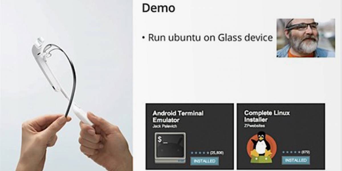 Sí, Google Glass puede correr Linux #IO13