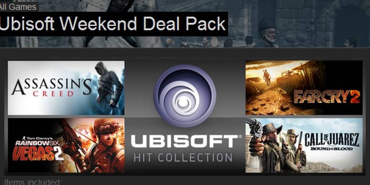 4 grandes de Ubisoft por 12.99 dólares