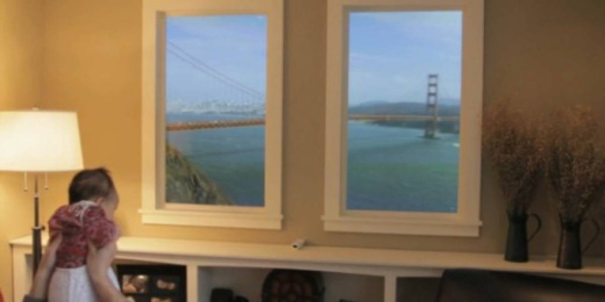 Las ventanas de las películas futuristas ya están aquí
