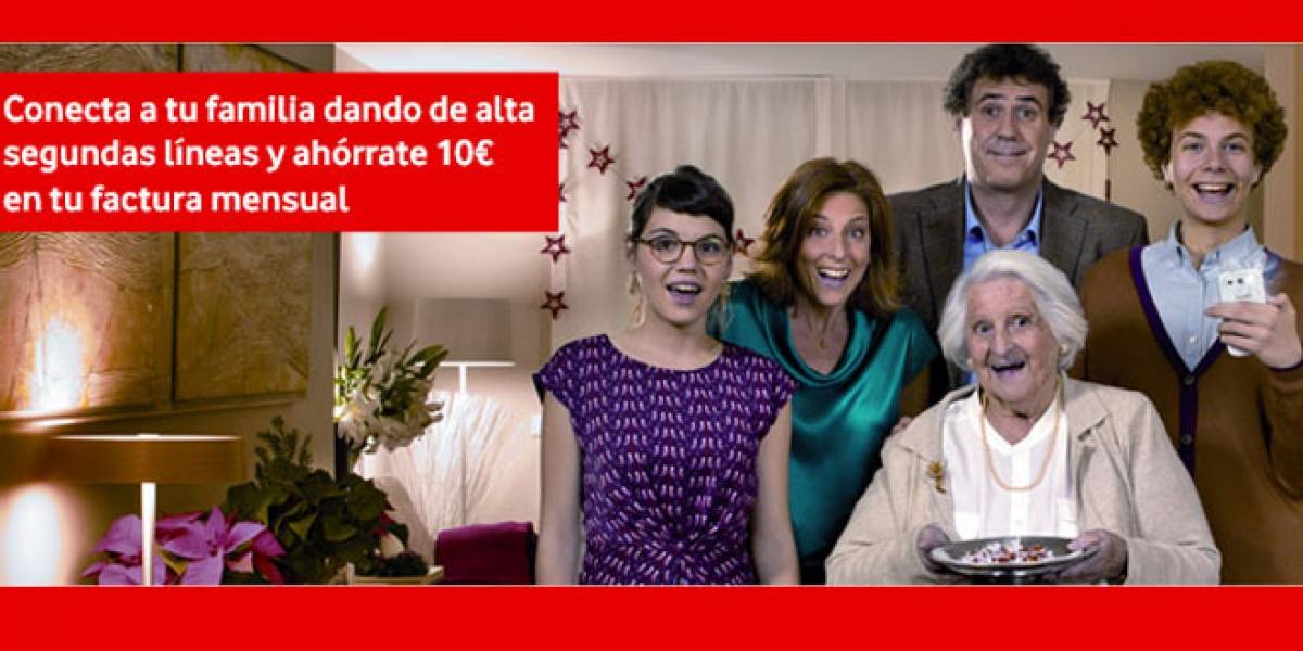 Vodafone RED estrena oferta de segundas líneas para los miembros de la familia