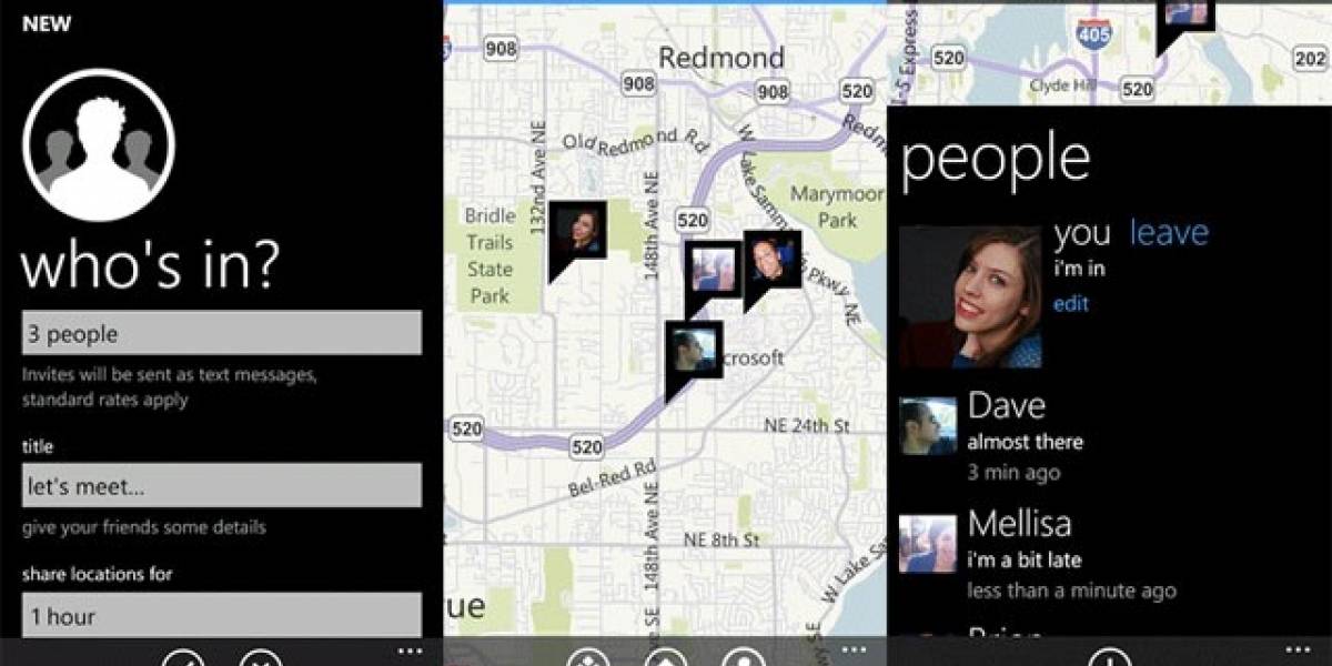 Bing lanza We’re In, una app para Windows Phone que viene a competir con Foursquare