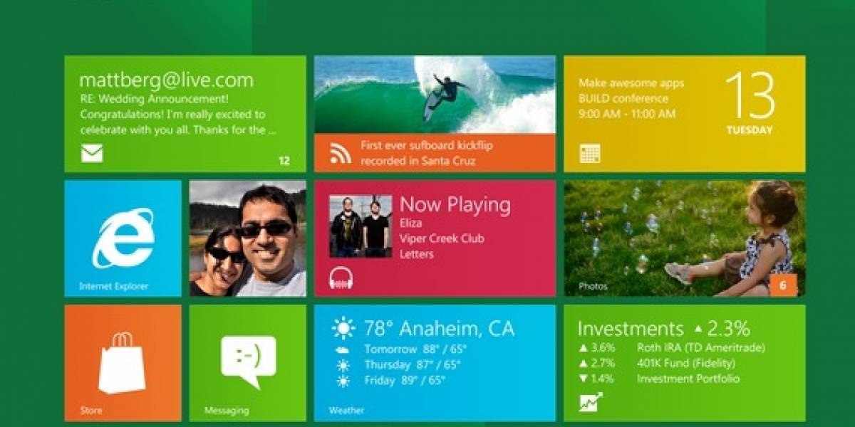 Algunas interacciones con Windows 8 (Video)
