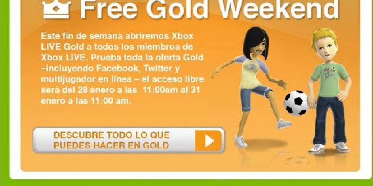 Hoy arranca el fin de semana de Xbox Live Gold gratis