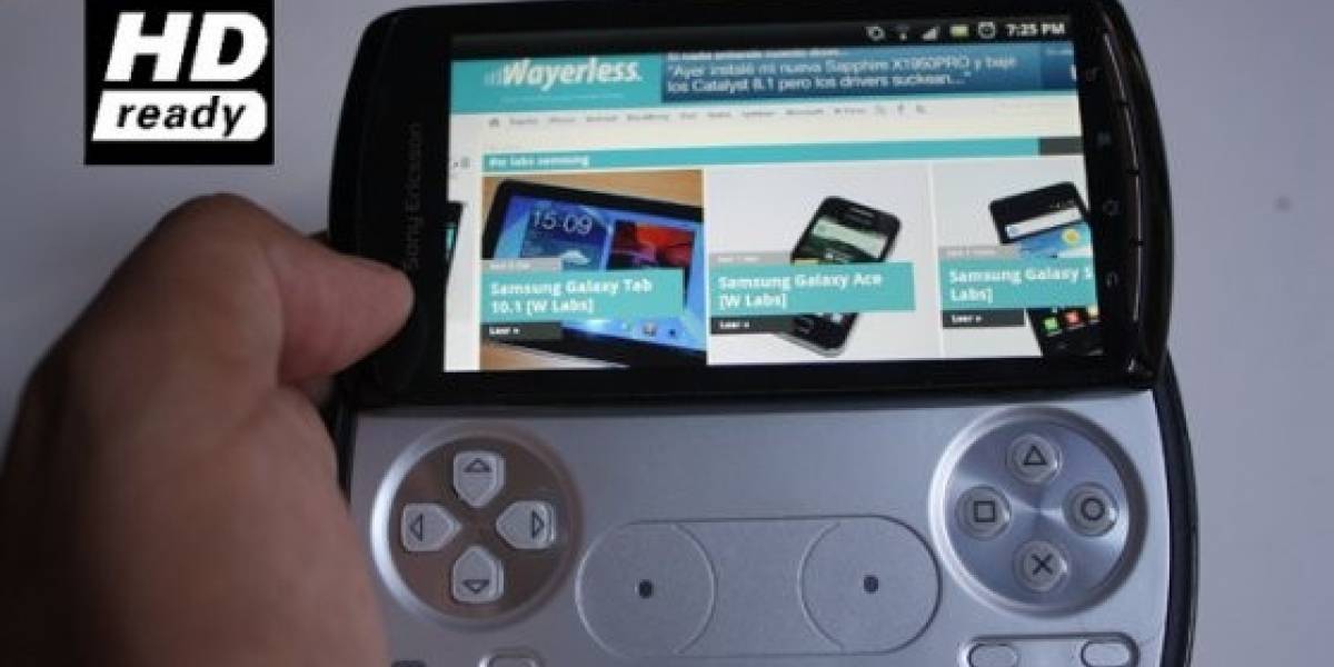 Sony Ericsson Xperia Play ya puede grabar video en HD