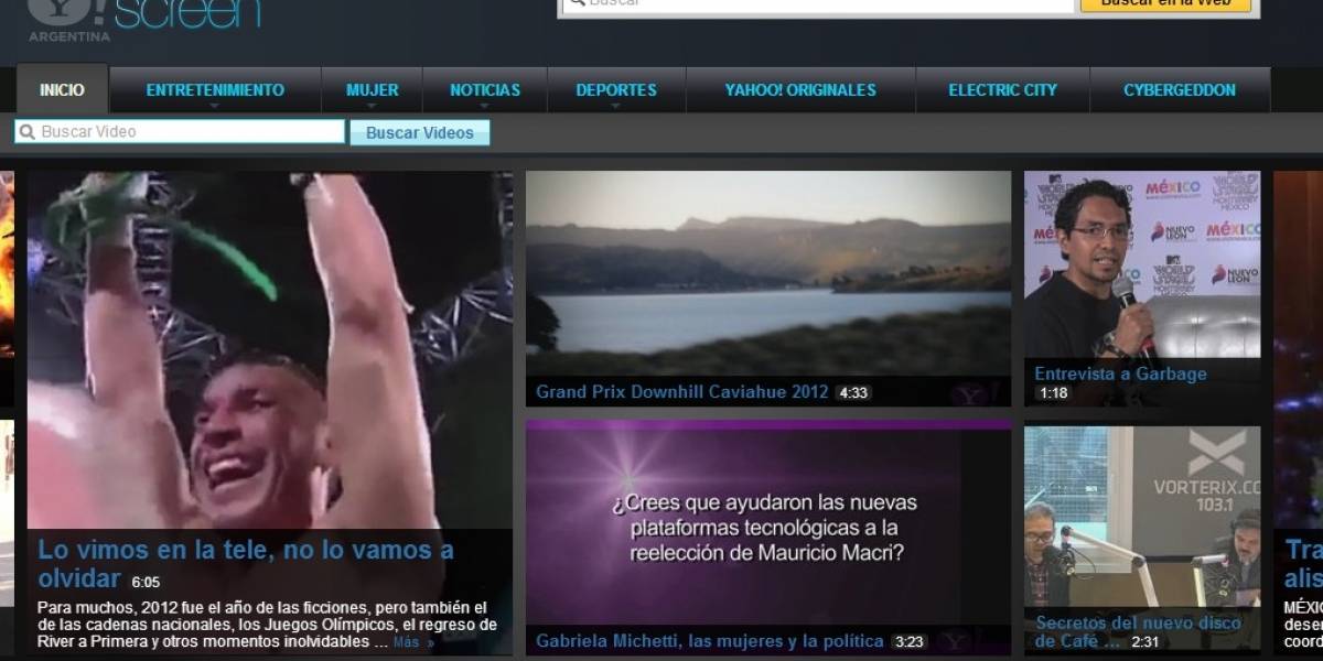 Yahoo! lanzó en Argentina un canal de videos de producción propia
