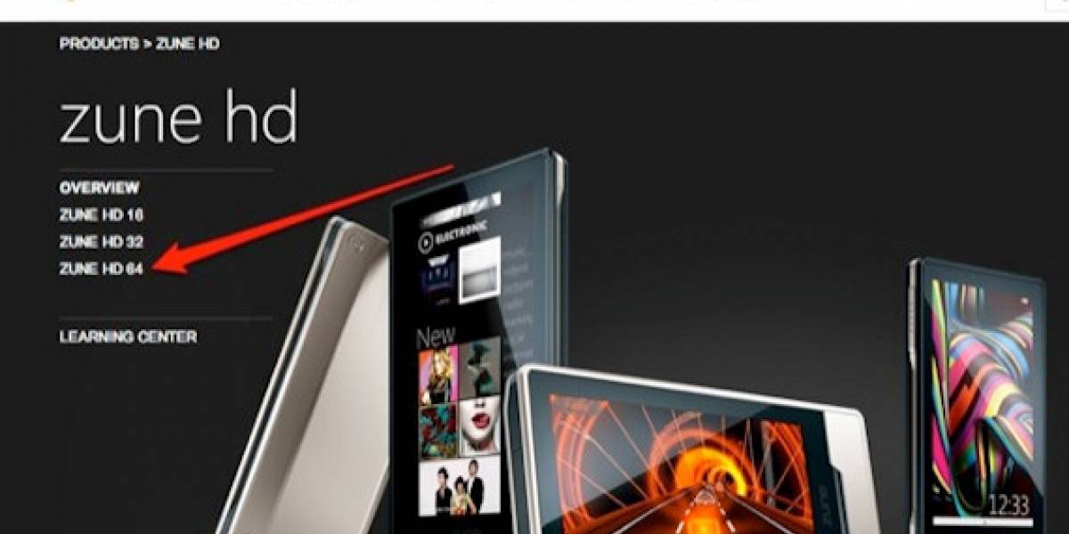 Futurología: Zune HD de 64GB podría llegar pronto a las tiendas