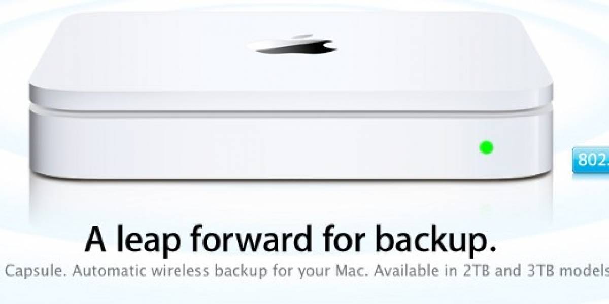 Apple actualiza su Time Capsule, más capacidad mismo precio