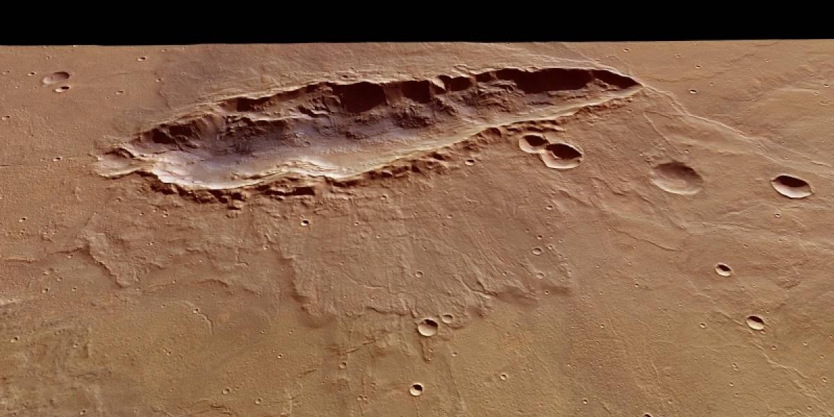 Sonda europea desvela una nueva cicatriz de Marte