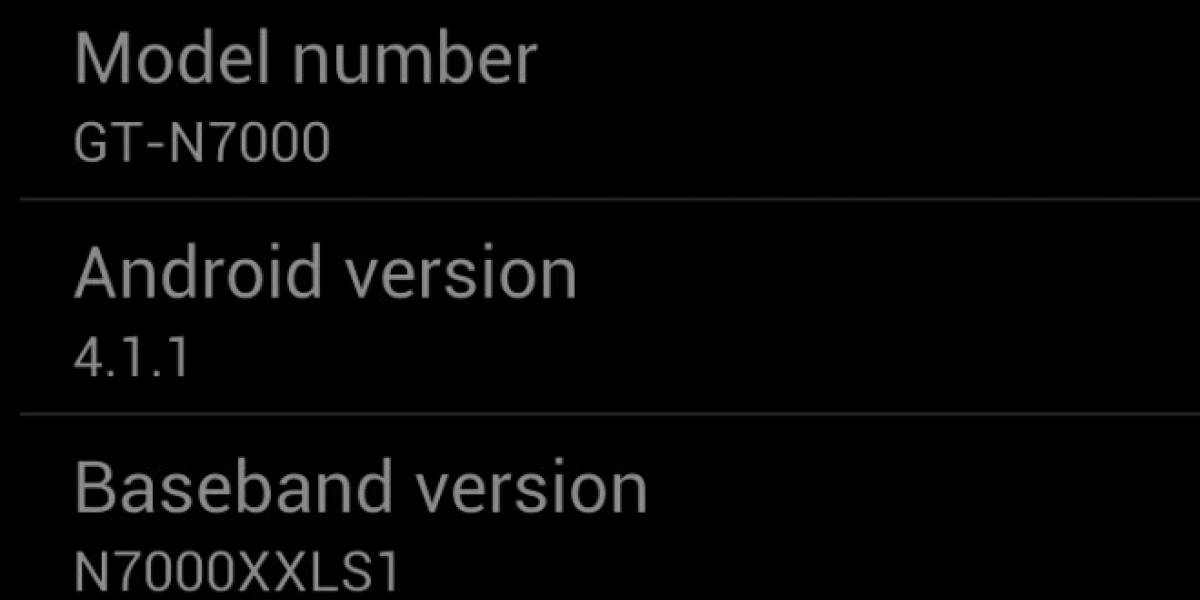 ¿Tienes un Galaxy Note de primera generación? Puede que recibas Jelly Bean