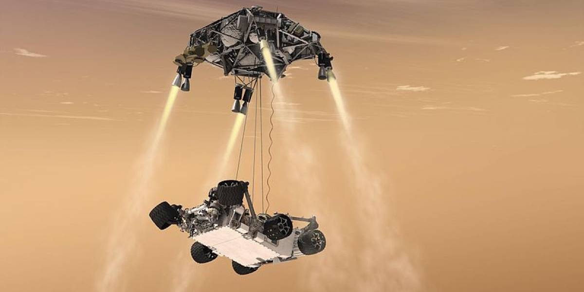 NASA lanza video del amartizaje de Curiosity