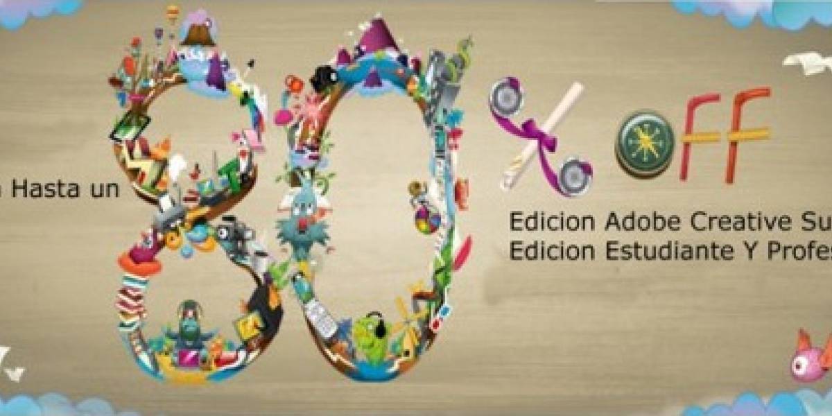 Chile: Adobe ofrece su Creative Suite 5.5 con 80% de descuento para estudiantes