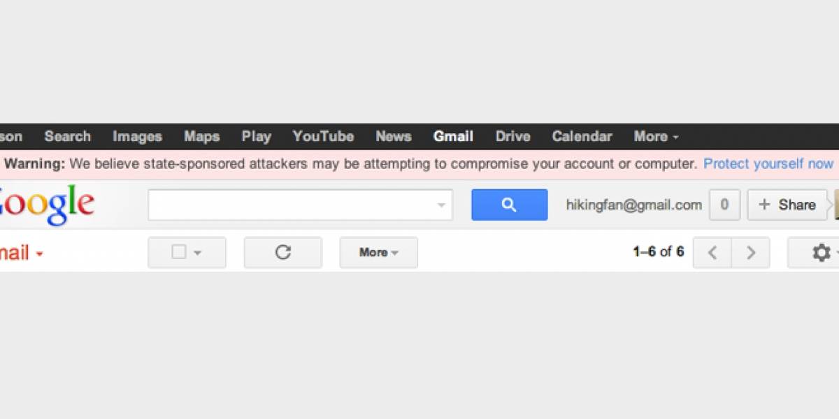 Google advierte a sus usuarios sobre posibles ataques respaldados por gobiernos