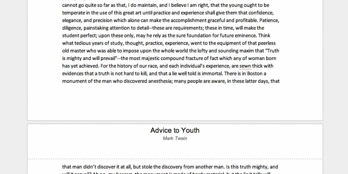 Google Docs ahora tendrá páginas