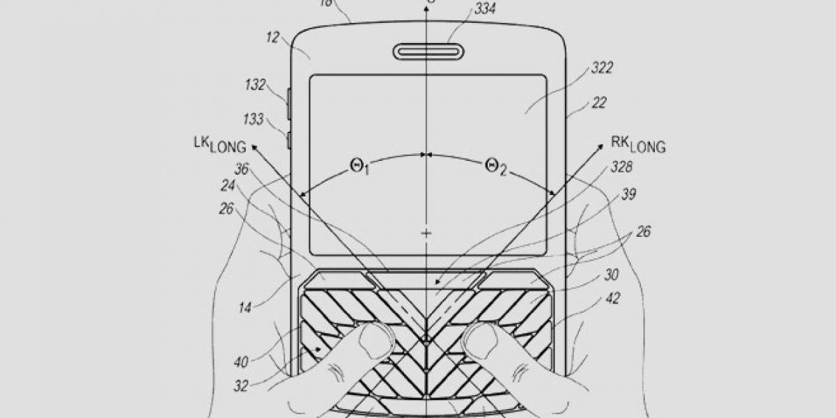RIM patenta licencia para creación de nuevo teclado para dedos grandes