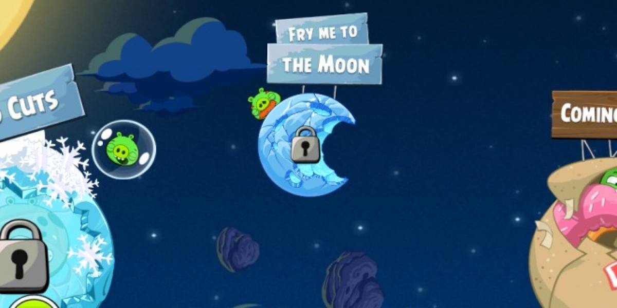 10 nuevos niveles para Angry Birds Space
