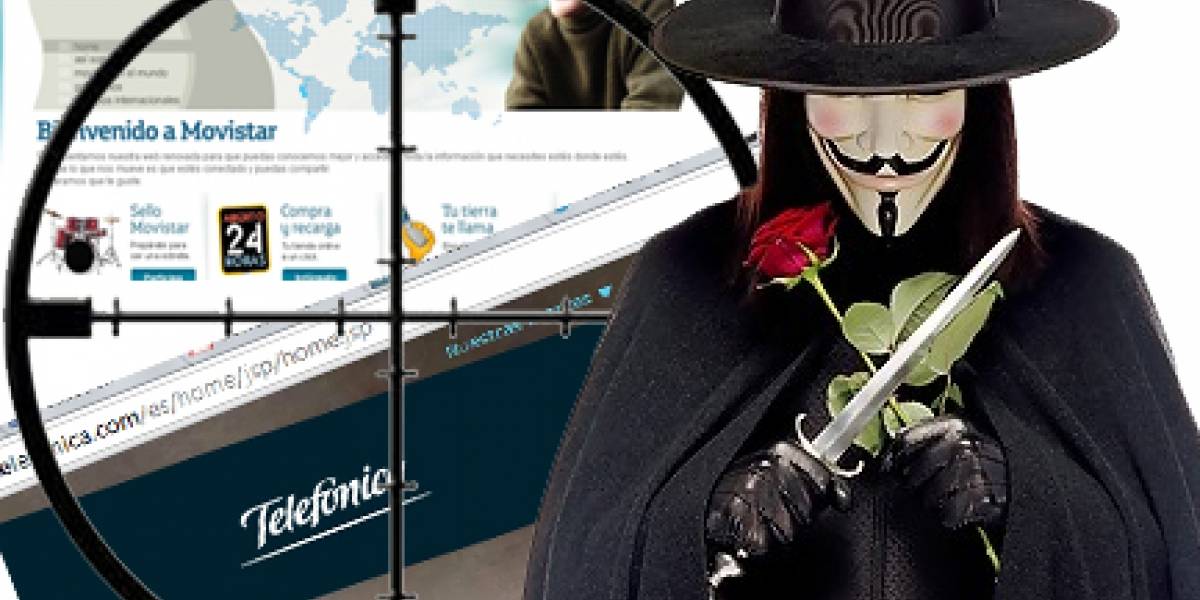 Telefónica: Próximo objetivo de Anonymous