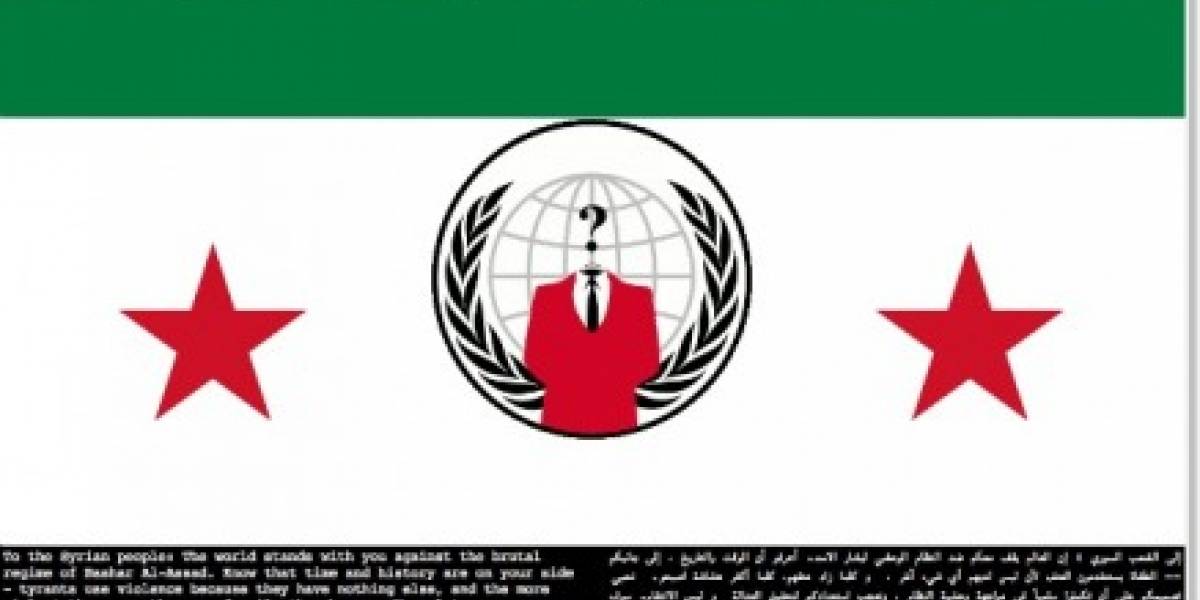 Anonymous hackea al Ministerio de Defensa de Siria