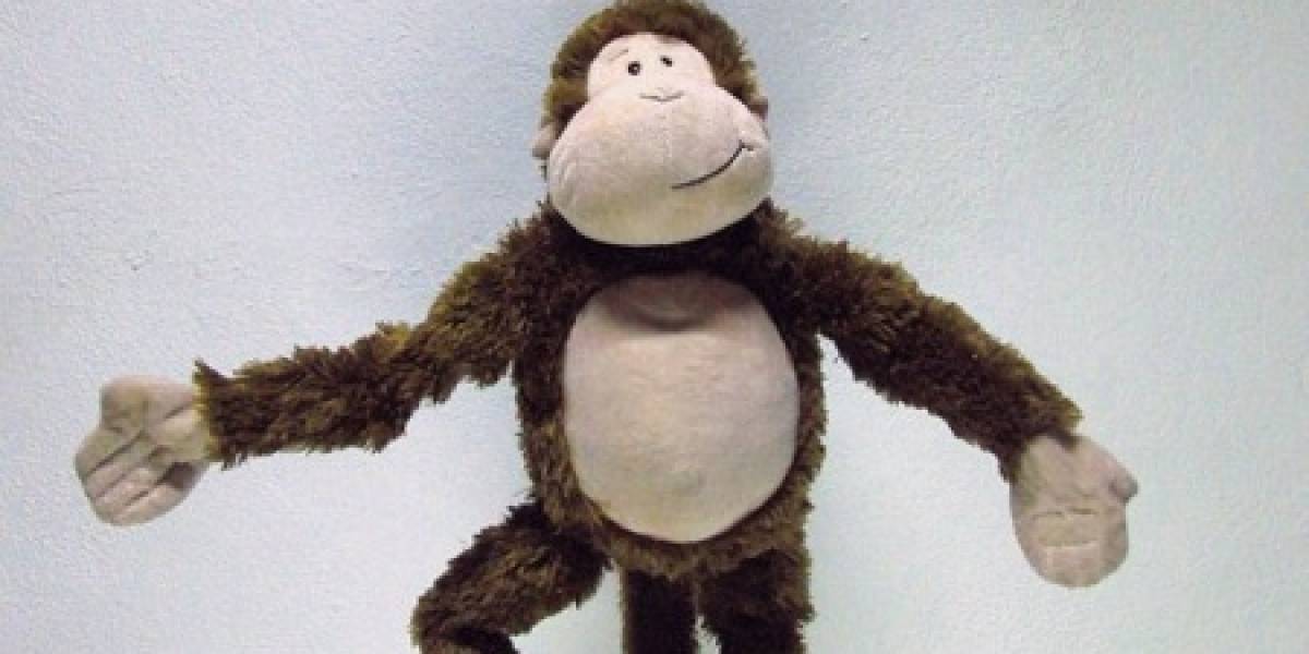 Mono de peluche que imita tus movimientos vía Kinect