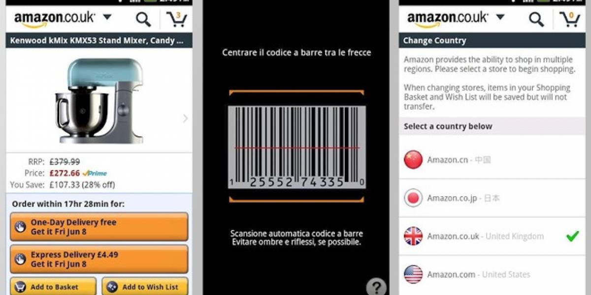 La aplicación Amazon Móvil para Android ya está disponible en español