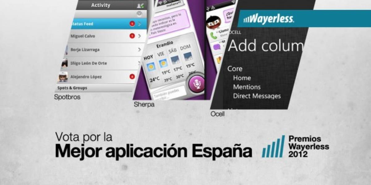 Vota por la Mejor Aplicación España 2012