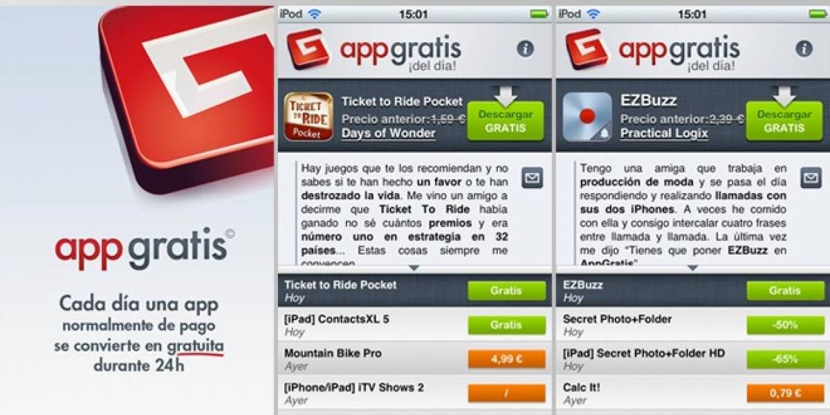 Appgratis: A la caza de aplicaciones gratuitas durante 24 horas para iPhone o iPad