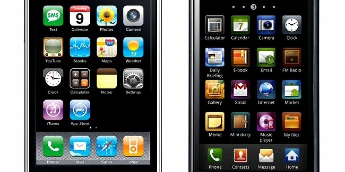 Samsung tal vez copió los iconos de iOS, pero solo un poquito