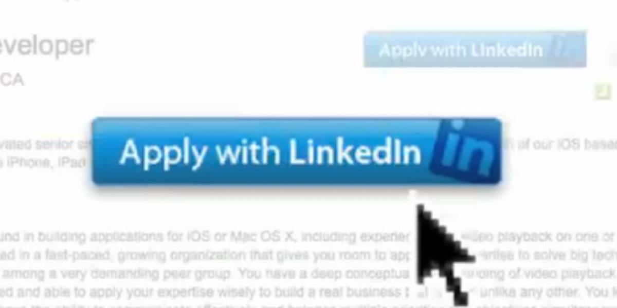 LinkedIn lanza un botón para postular a empleos