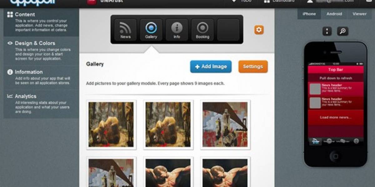 Un servicio para que gente común pueda crear apps