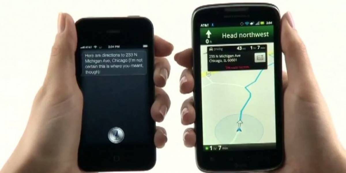 Oops, esta comparativa entre el Atrix 2 y el iPhone 4S deja en vergüenza a Siri