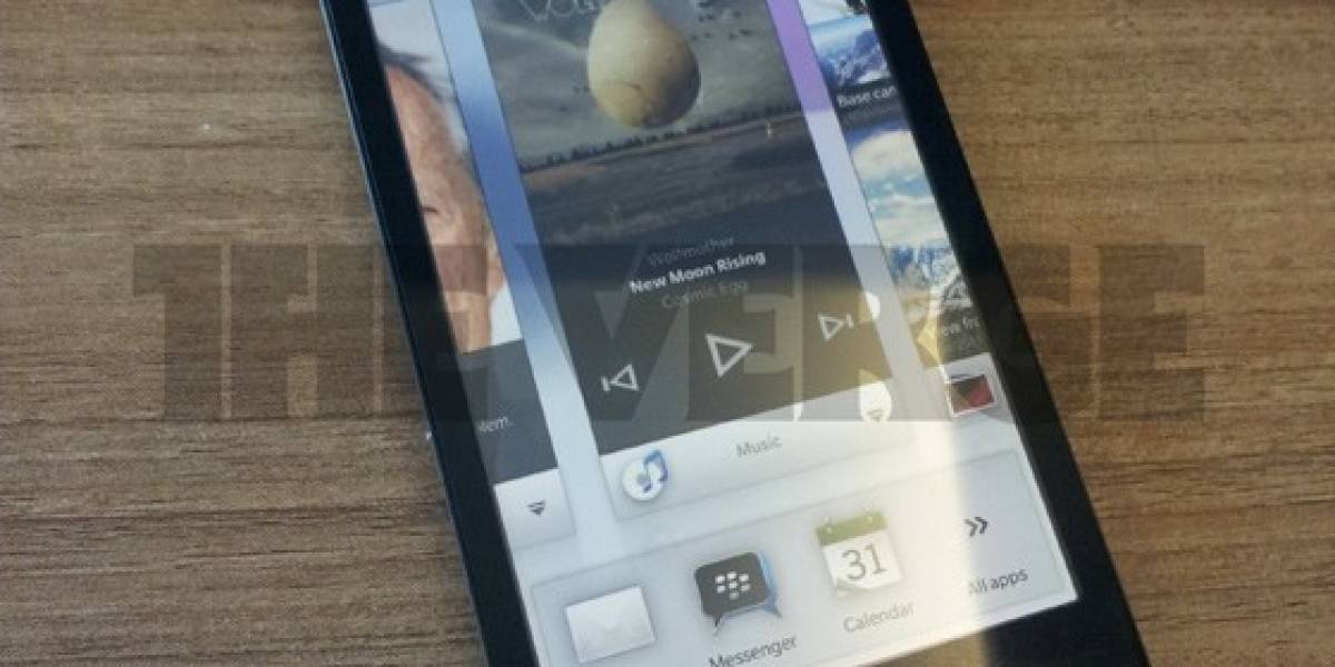 Esta sería la primera imagen de un BlackBerry basado en BBX