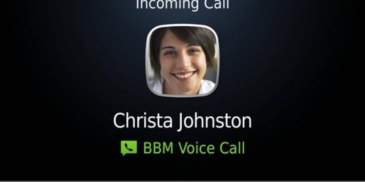 BlackBerry Messenger 7 Beta integra conversaciones de voz