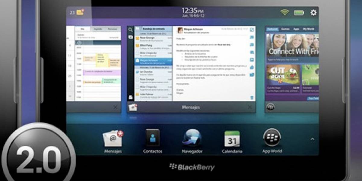 En una semana BlackBerry 2.0 está instalado en casi la mitad de las PlayBook