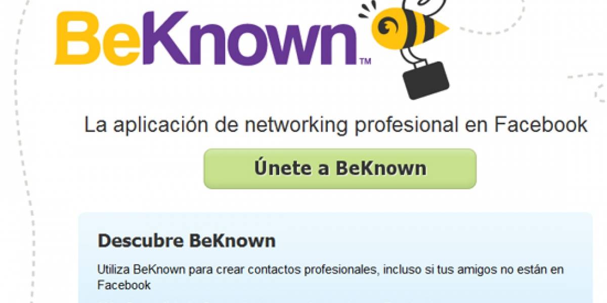 Monster te ayuda a buscar empleo usando Facebook con "BeKnown"