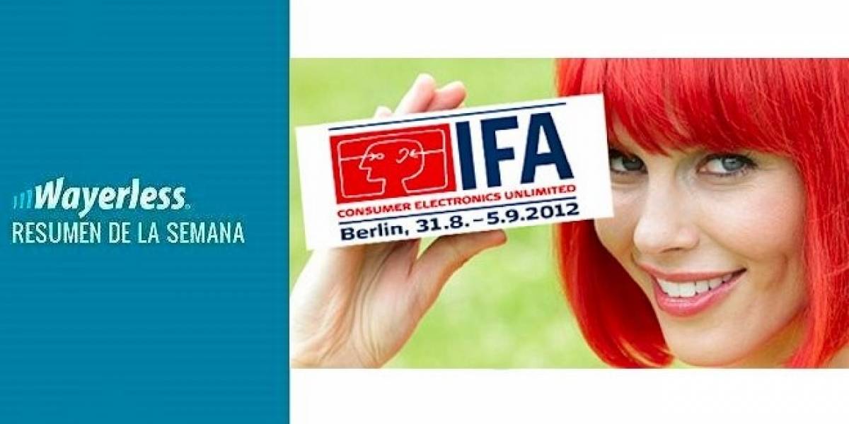 Resumen cobertura IFA 2012, Symbian Belle Refresh ya disponible, los cambios de Jelly Bean en el SG3, W Labs y más!