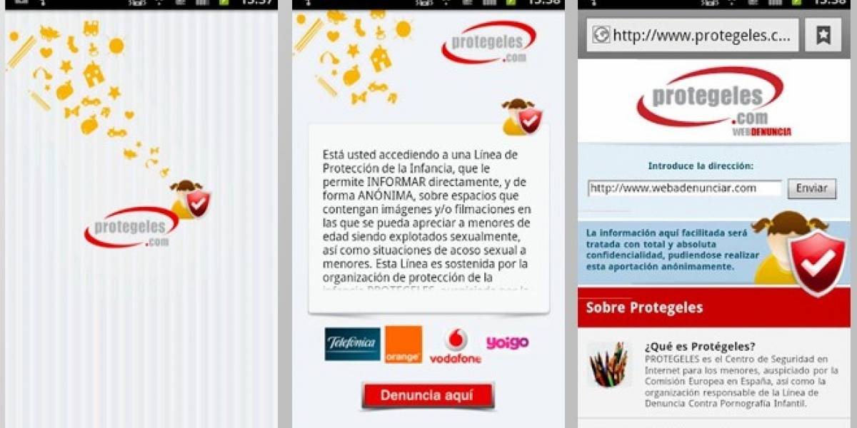 Una aplicación móvil contra la pornografía infantil en Internet