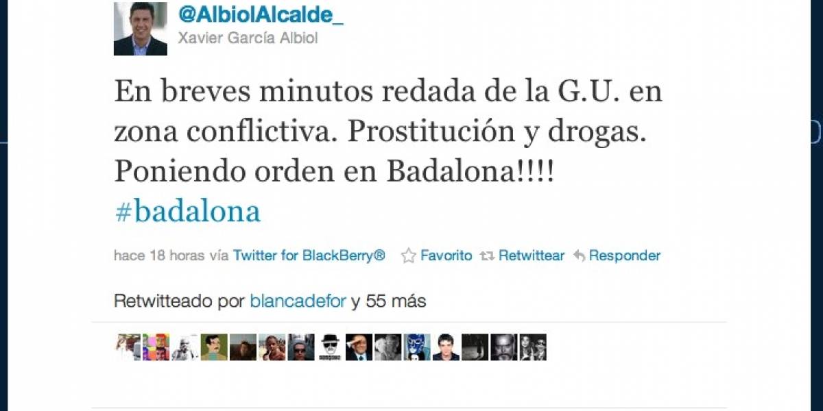 España: Alcalde anuncia en Twitter de una redada criminal antes de que se produzca