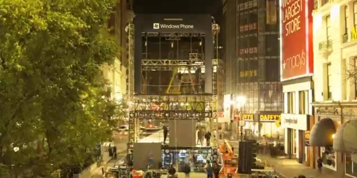 Microsoft construye un Windows Phone de 6 pisos en Nueva York