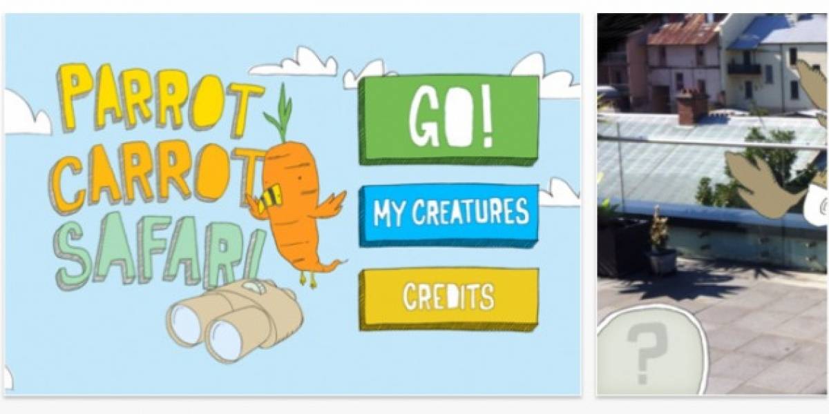 Parrot Carrot Safari, el primer libro para niños en realidad aumentada