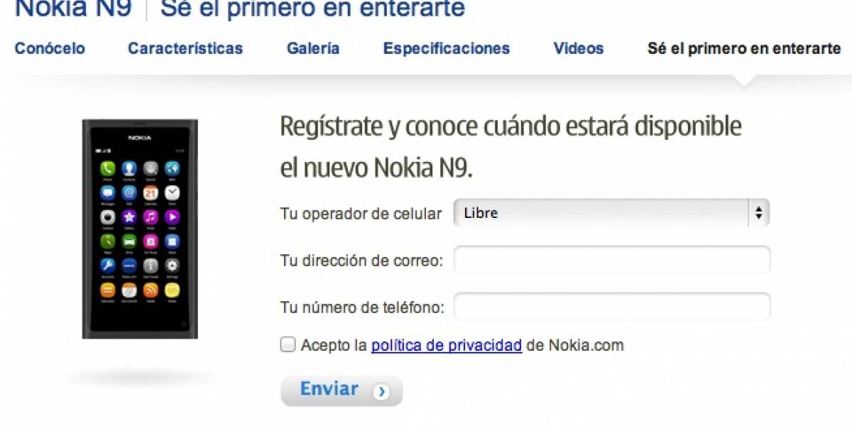El Nokia N9 aterriza hoy en 4 países latinoamericanos