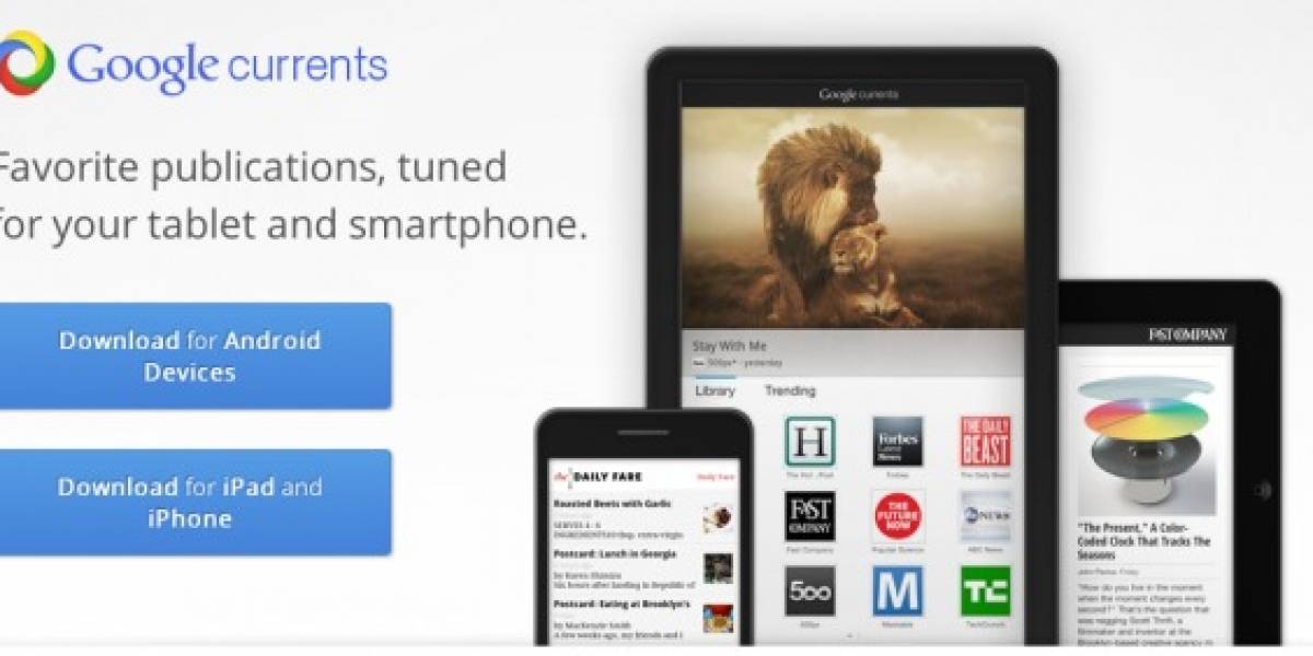 Google lanza Currents para Android e iOS