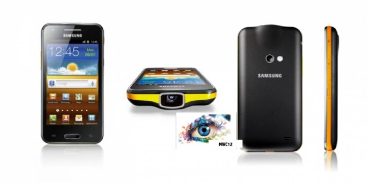 MWC12: Samsung Galaxy Beam, un móvil con proyector