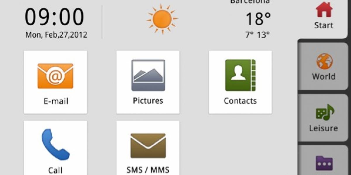 MWC12: Doro muestra PhoneEasy, un smartphone 3G para abuelitos