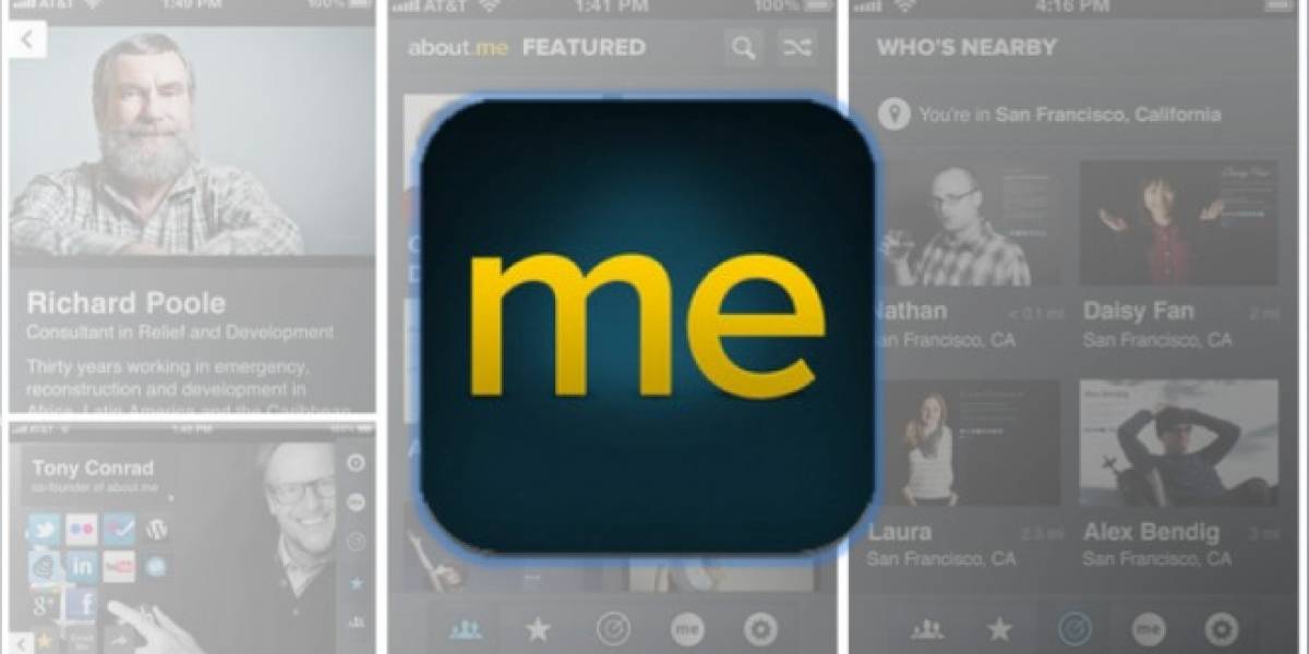 About.me tiene app para iPhone