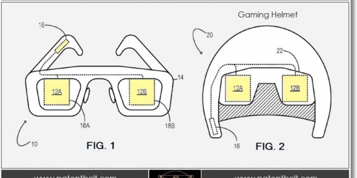 Microsoft patenta un casco con lentes que se podría usar en la próxima Xbox
